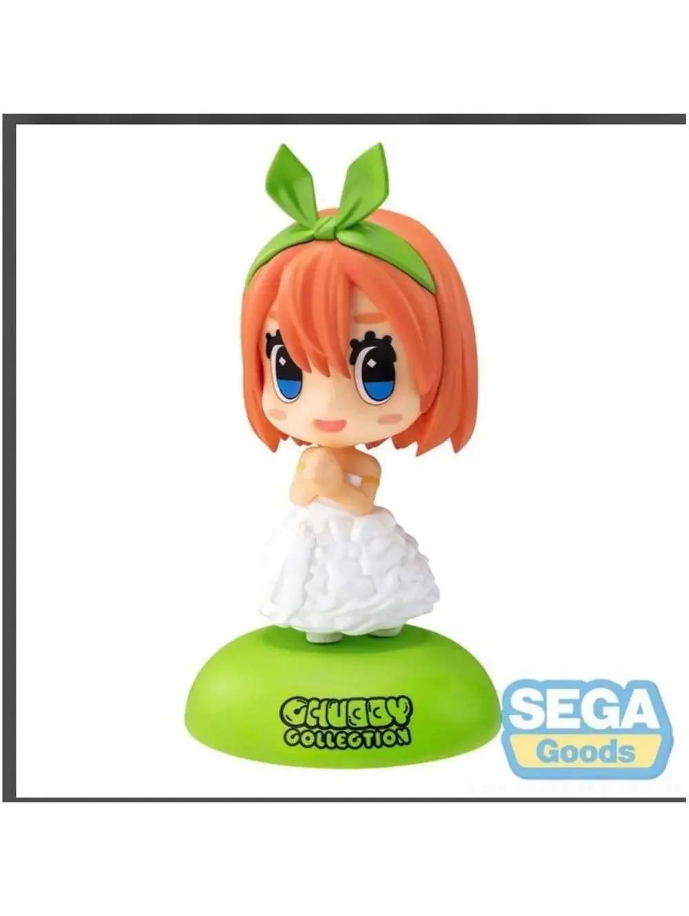 Sega Chubby Collection Figure Yotsuba Nakano White Orange Excellent Anime Movie